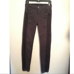 JBrand Kinsey tuxedo pant with black stripe